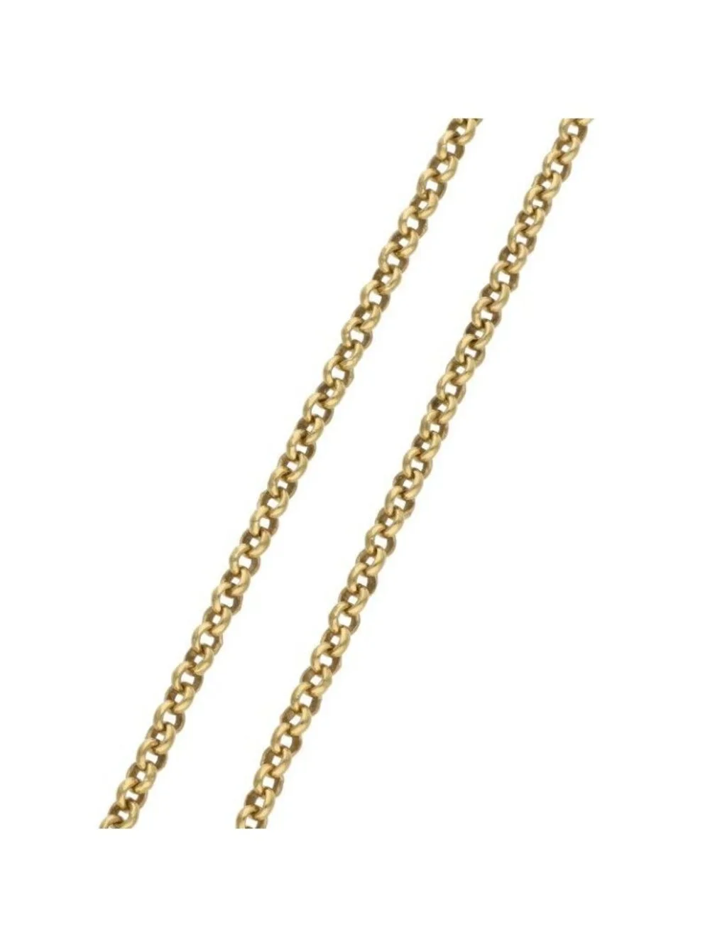 Chrome Hearts 22k Neckchain Roll Chain Gold Necklace
